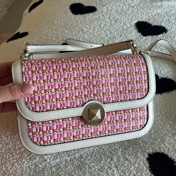 Pink and White Kate Spade purse - Picture 9 of 9